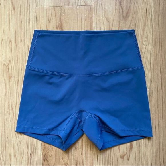 No Front Seam Shorts - Blue - XS - Picture 2 of 7